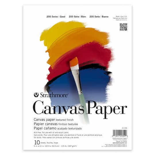 Strathmore® 200 Series 9" x 12" Canvas Paper Pad